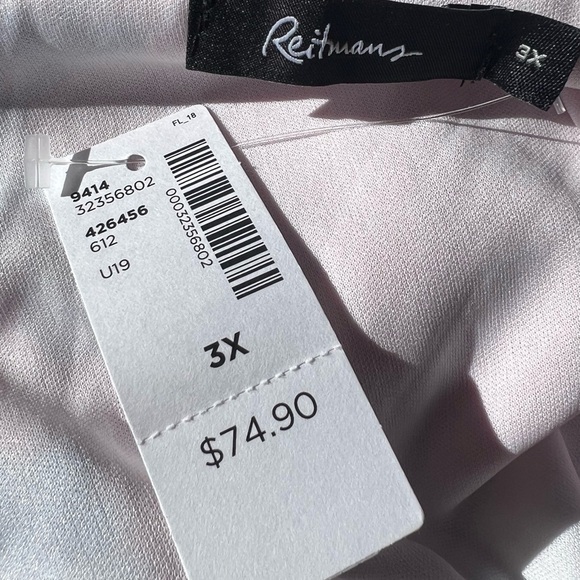 PLUS Size 3X Sleeveless Floral Red & White Summer Maxi Sundress, BNWT - Picture 12 of 13